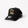 New Era 9Forty A Frame 1LoveIE Snapback (Black / Metallic Gold)