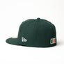 Limited Forest Green / Red Watermelon Mexico Flag 1LoveIE New Era 59FIFTY Fitted Cap