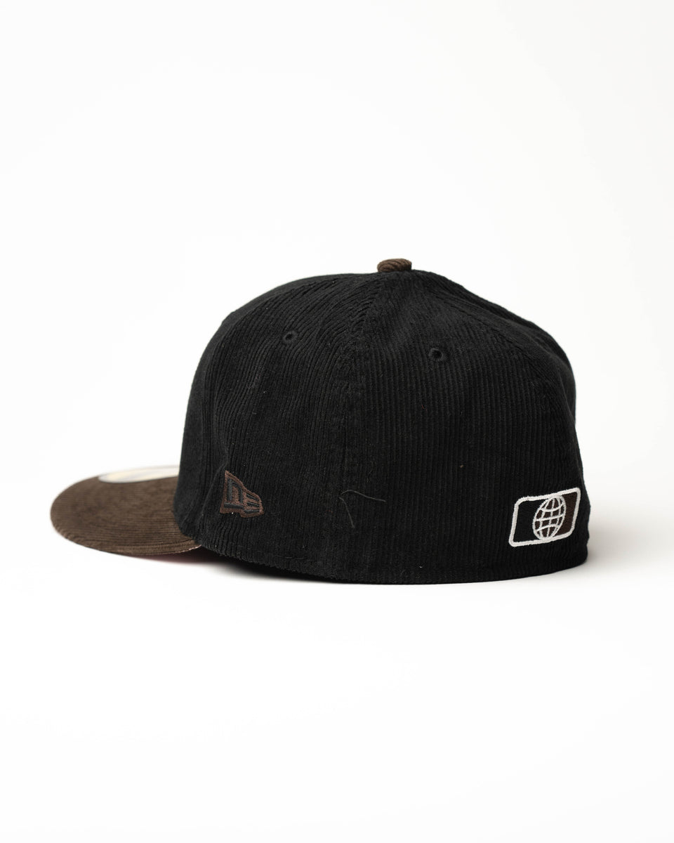 1LoveIE Chocolate / Walnut / Pink Corduroy New Era 59FIFTY Fitted Cap