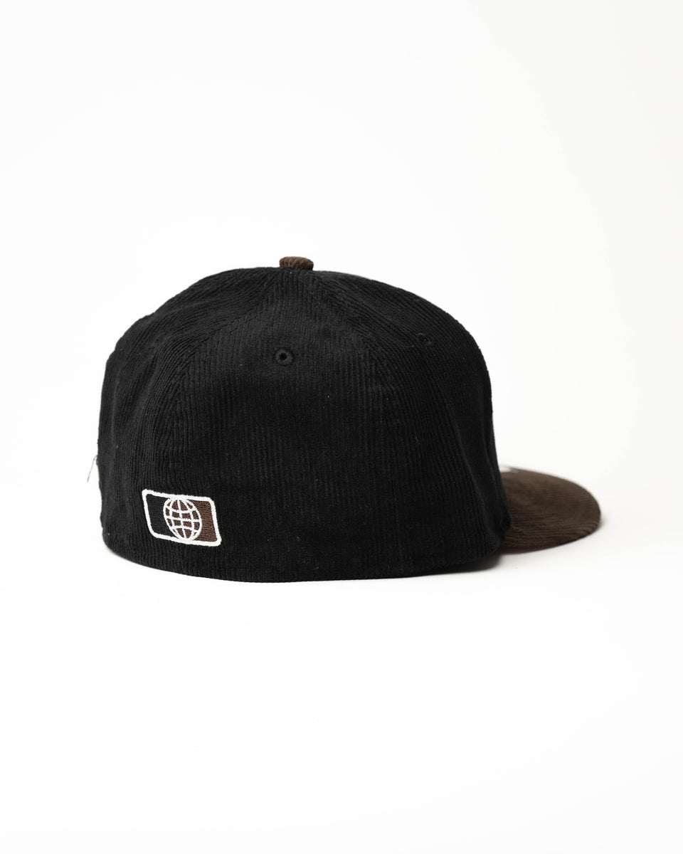1LoveIE Chocolate / Walnut / Pink Corduroy New Era 59FIFTY Fitted Cap