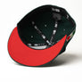 Limited Forest Green / Red Watermelon Mexico Flag 1LoveIE New Era 59FIFTY Fitted Cap