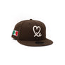 Limited Walnut / White Mexico Flag 1LoveIE New Era 9FIFTY Snapback