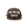 Limited Walnut XL Font 1LoveIE "The Inland Empire" New Era 9Fifty Snapback Hat