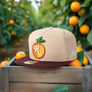 Maroon & Mango Mocha Orange 1LoveIE Redlands Orange New Era 59FIFTY Fitted Cap