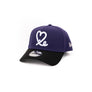 New Era 9Forty A Frame 1LoveIE Snapback (Purple Black / White)