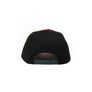 Limited New Era 9Forty A Frame 1LoveIE Snapback (Black/ Metallic Red / Forest Green)