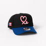 Limited Black / Royal Blue Puerto Rico Flag 1LoveIE New Era 9Forty Snapback