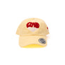 Limited Soft Yellow / White 1LoveIE Love Over Hate Heart Dad Hat