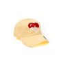 Limited Soft Yellow / White 1LoveIE Love Over Hate Heart Dad Hat
