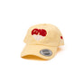 Limited Soft Yellow / White 1LoveIE Love Over Hate Heart Dad Hat