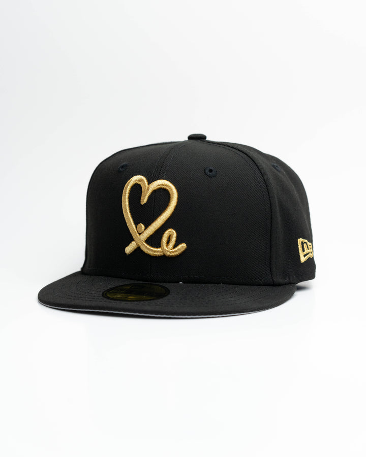 Pre-Order 10 Year Anniversary Limited Black & Gold 1LoveIE New Era 59FIFTY Fitted Cap