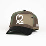 New Era 9Forty A Frame 1LoveIE Snapback (Woodland Camo / Black Corduroy)