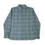 1LoveIE Mens Basic Cut & Sew Flannel (Mint & Soft Grey)