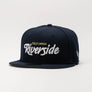 Limited Night Shift Navy / White Gold 1LoveIE Riverside Script New Era 59FIFTY Fitted Cap