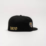 Limited Black / White Gold 1LoveIE Riverside Script New Era 59FIFTY Fitted Cap