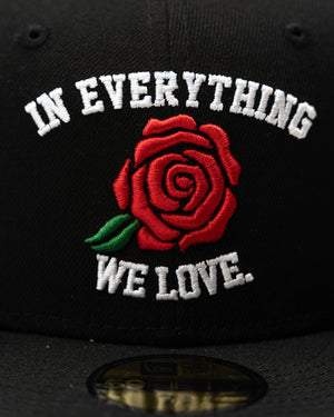 "In Everything We Love" New Era 59Fifty Fitted Black / Red