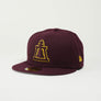 Limited Maroon / Yellow 1LoveIE Raincross New Era 59FIFTY Fitted Cap