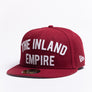 Limited Cardinal /White 1LoveIE "The Inland Empire" New Era 59Fifty Fitted Hat
