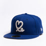 Limited Royal Blue / White Gold Mexico Flag 1LoveIE New Era 59FIFTY Fitted Cap