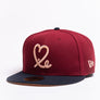 10 Year Anniversary Limited Cardinal & Navy 1LoveIE New Era 59FIFTY Fitted Cap