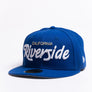 Limited Royal Blue / White Gold 1LoveIE Riverside XL Script New Era 59FIFTY Fitted Cap