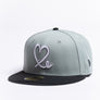 10 Year Anniversary Everest Green & Black 1LoveIE New Era 59FIFTY Fitted Cap