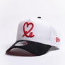 New Era 9Forty A Frame 1LoveIE Snapback (White Black / Red )