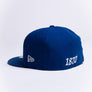 Limited Royal Blue / White Gold 1LoveIE Riverside XL Script New Era 59FIFTY Fitted Cap