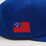 Limited Royal Blue / Red Samoan Flag 1LoveIE New Era 59FIFTY Fitted Cap