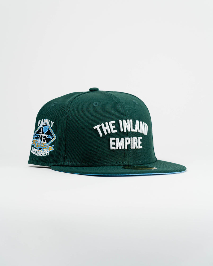 Limited Forest Green 1LoveIE "The Inland Empire" New Era 59Fifty Fitted Hat