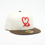 Limited Cream / Walnut and Red 1LoveIE New Era 59FIFTY Fitted Cap