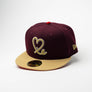 1LoveIE Burgundy / Gold New Era 59FIFTY Fitted Cap