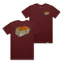 Greetings From Redlands T shirt (Burgundy)