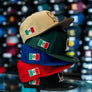 Limited Vegas Gold / Walnut Gold Mexico Flag 1LoveIE New Era 59FIFTY Fitted Cap