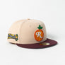 Maroon & Mango Mocha Orange 1LoveIE Redlands Orange New Era 59FIFTY Fitted Cap
