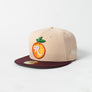 Maroon & Mango Mocha Orange 1LoveIE Redlands Orange New Era 59FIFTY Fitted Cap