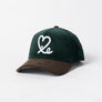 New Era 9Forty A Frame 1LoveIE Snapback (Walnut / Forest Green Corduroy)