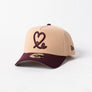 New Era 9Forty A Frame 1LoveIE Snapback (Pecan / Bordeaux )