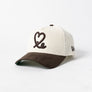 New Era 9Forty A Frame 1LoveIE Snapback (Chrome / Walnut Corduroy)