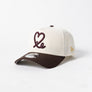 New Era 9Forty A Frame 1LoveIE Snapback (Chrome / Burntwood)