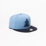 Limited Sky Blue / Navy 1LoveIE Raincross New Era 59FIFTY Fitted Cap