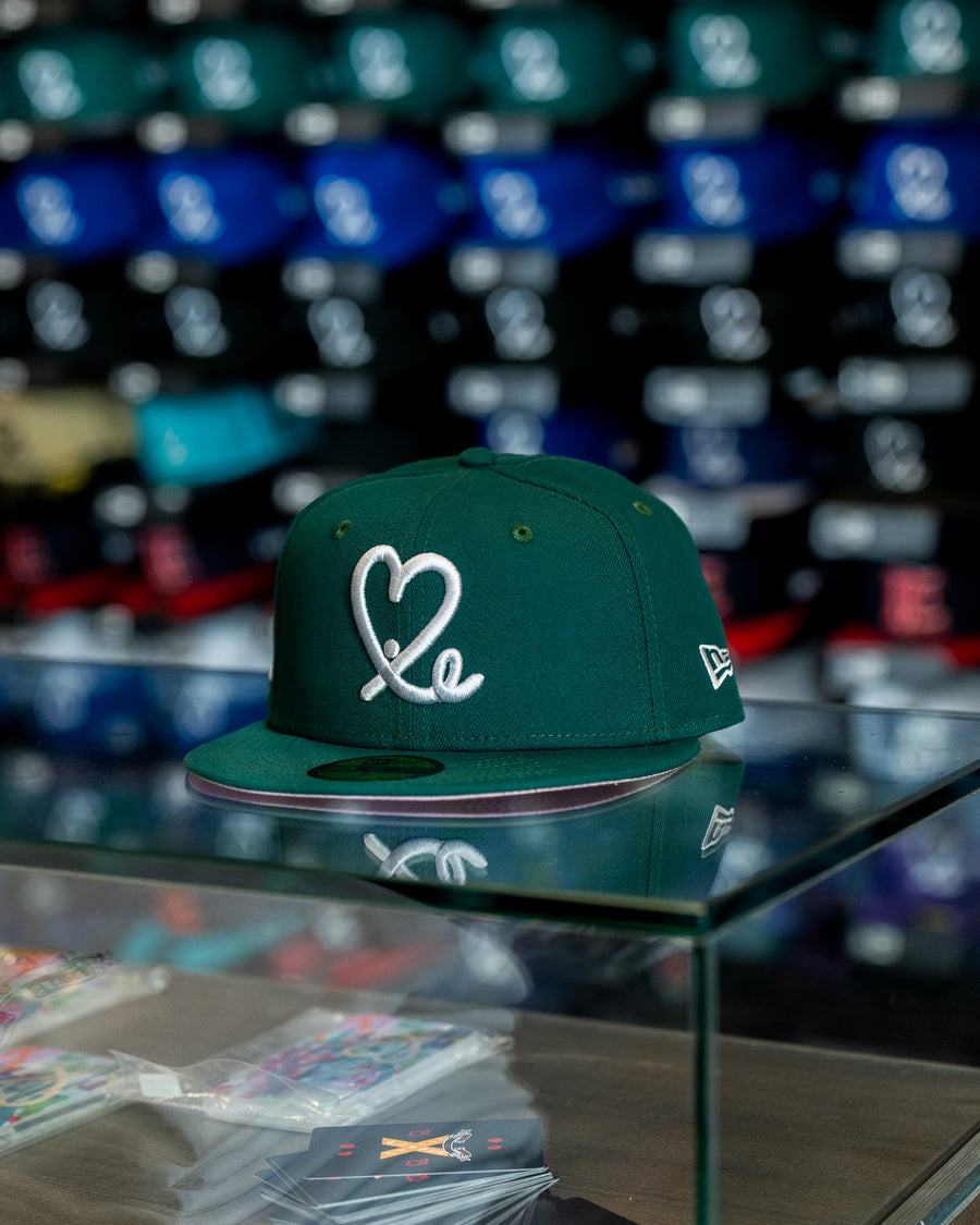 Limited Evergreen / Pink 1LoveIE New Era 59FIFTY Fitted Cap