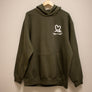 Skate Love Puff Print Hoodie (Olive)