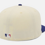 New Era Dodgers 59Fifty Upside LA Fitted Cap ( Chrome / Royal)