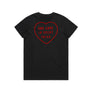 Women's One Love In Everything Tshirt Black / Red