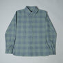 1LoveIE Mens Basic Cut & Sew Flannel (Mint & Soft Grey)