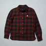 1LoveIE Mens Premium Cut & Sew Flannel (Red & Navy)