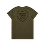 Women's One Love In Everything Tshirt Army / Black
