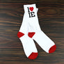1LoveIE Crew Socks White (Single)