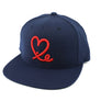 1LoveIE Snapback (Navy Blue /Red)